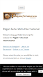 Mobile Screenshot of paganfederation.org