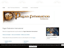 Tablet Screenshot of paganfederation.org
