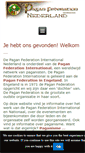 Mobile Screenshot of nl.paganfederation.org