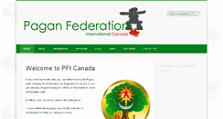 Desktop Screenshot of ca.paganfederation.org