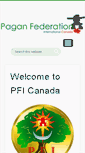 Mobile Screenshot of ca.paganfederation.org