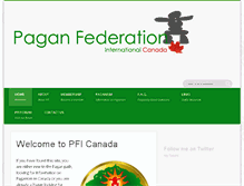 Tablet Screenshot of ca.paganfederation.org