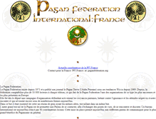Tablet Screenshot of fr.paganfederation.org