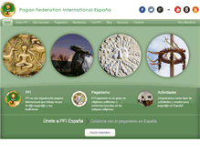Tablet Screenshot of es.paganfederation.org