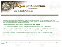 Tablet Screenshot of nz.paganfederation.org