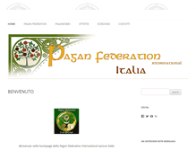 Tablet Screenshot of it.paganfederation.org